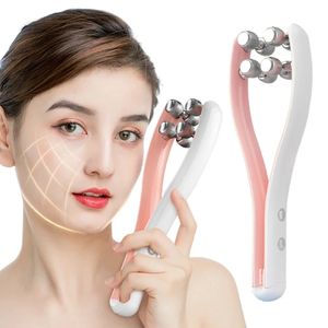 EMS masseur rouleau microcourant visage machine de levage V-face rouleau masseur rajeunissement de la peau dispositif de beauté anti-rides 231225