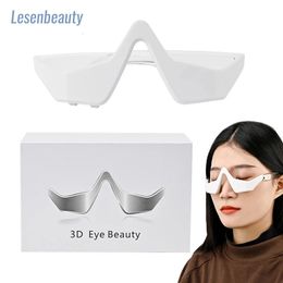 EMS Micro Current Eye Beauty Device Compresse Supprime les cernes et les ridules Protection Accueil Masseur Soins 240309