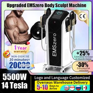 EMS Muscle Sculpt Stimulator Beauty Items DLSEMSlim NEO HIEMT 2/4/5 Handles With RF Pelvic Stimulation Pads Optional EMSzero Fat Burning Shaping