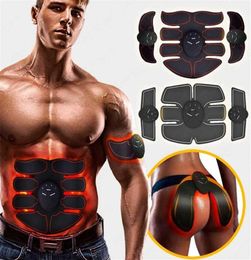 EMS Estimulador muscular ABS Estimulación de entrenamiento abdominal Masaje eléctrico Pegatinas de pérdida de peso Masabraer del cuerpo del cuerpo 22011123822126882