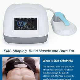 EMS spierstimulator lichaam beeldhouwen schoonheid apparatuur vetverwijdering EMS spier slank vormgevende afslankmachine met rf handvat