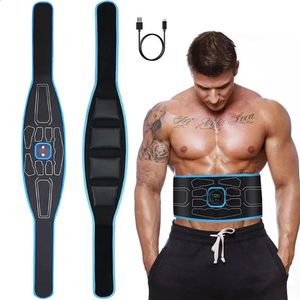 EMS Spierstimulator Toner Ab Abdominale Toning Belt Abs Trainer Fitness Training Gear Gewichtsverlies Home Gym Workout Apparatuur 240123