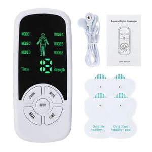 EMS Pulse Electric Muscle Stimulator Back Necy Corpy Massager Tens Acupuncture Meridian Physiotherapy Massage Digital Massage Tools 240426