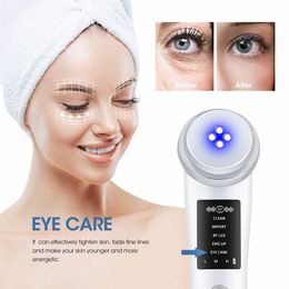 Ems RF Microcorriente Aparato de belleza Ra Frecuencia Luz Piel Rejuvenati Estiramiento facial Antienvejecimiento Masaje facial Esencia Importación A1ku #