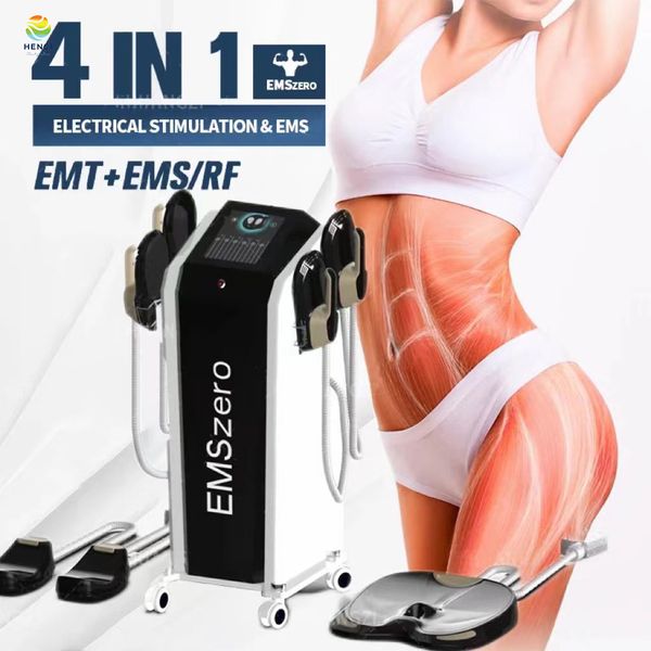 Ems rf minceur 4/5 poignées stimulateur musculaire électromagnétique EM Slim neo RF perte de poids graisse réduire la machine