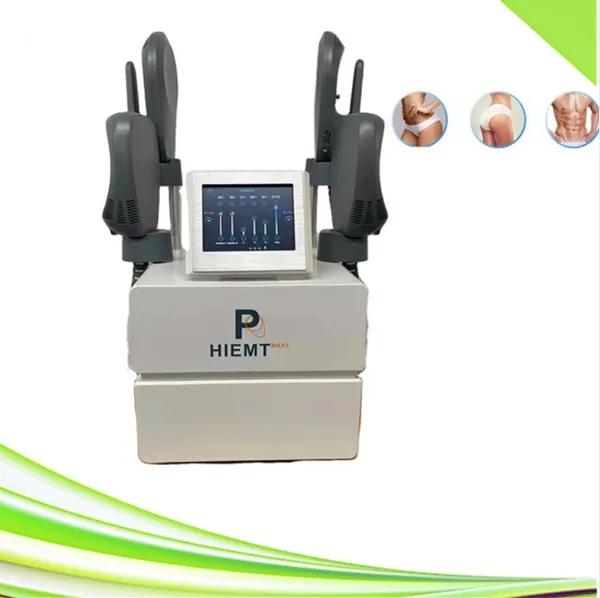 machine de sculpture ems masseur de corps de pied construire des muscles hiemt rf hiems 4 poignées tampons sculpter estimulador stimulateur de muscle musculaire portable système amincissant ems