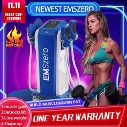 Ems minceur Nova Body Sculpt Muscle Machine Rf 4/5 poignées Em slim Neo avec équipement de combustion des graisses Rf 2022