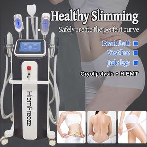 EMSlim Anti Cellulitis Machine Cryolipolysis Vet Freeze HIEMT Stimuleren Spier Afslanken Lichaam Vormgeven Apparatuur Met 5 Handvatten