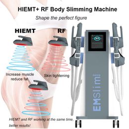 EMSlim Body Amincissant Élimination des graisses Stimulation musculaire Bâtiment HIEMT RF Resserrement de la peau Amincissant la machine de beauté non invasive avec coussin en option