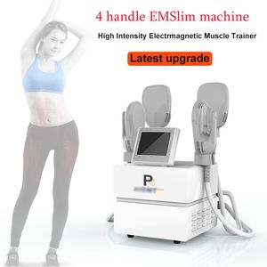 Dernière mise à niveau 4 poignées EMslim machine HIEMT remodelage du corps amincissant EMS stimulation musculaire électromagnétique combustion des graisses façonnage équipement de beauté