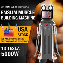 Emslim Neo RF Slim Machine EMS Muscle électromagnétique Stimulez la perte de poids 5 poignées Machine de mincer