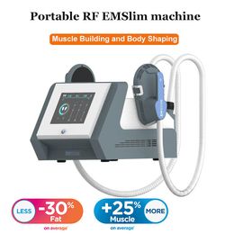 Machines de mise en forme du corps Emslim RF 7 tesla 2 poignées machine de stimulateur musculaire de bâtiment électromagnétique haute intensité EMT emslim neo