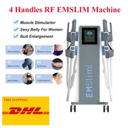 Emslim Slimming Device Hi-EMT Muscle BodyContour Machine Stimuleren Spieren Apparatuur Technologie Emslims 4 Handgrepen Werk afzonderlijk Pelvic