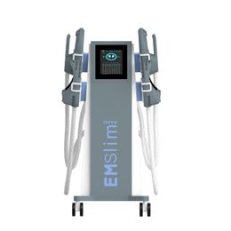 EMSlim Minceur Machine EMS Stimulateur Musculaire HIEMT 4 Poignée RF Peau Serrer Corps Machine De Remodelage Élimination Des Graisses Équipement De Beauté