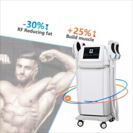 EMslim avec RF Hiemt Ems Body Minceur Machine de Beauté Radio Fréquence 4 Poignées Emslimming Neo Build Stimulateur Musculaire Réduction de la Cellulite Équipement de Levage des Fesses