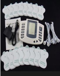 Unidad Emstens Cuerpo electrónico Pulso de pulso Pulso de masaje Alivio de terapia de acupuntura de acupuntura con 16 almohadillas6989954