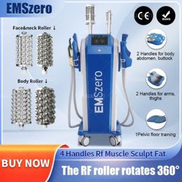 EMSzero 14 TESLA 6000W NUEVA actualización Plus Roller Nova Machine 5 Handels Rf estimulador muscular para esculpir el cuerpo