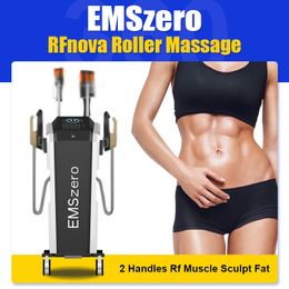 EmsZero 2 in 1 rolmassagemachine Emslim Building Spierstimulator 4 handgrepen RF lichaamsgewicht verlies ems spier sculpt