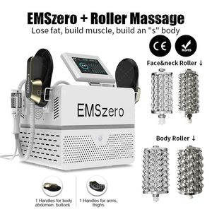 EMSzero 2 en 1 Máquina de adelgazamiento DLSEMSLIM La estimulación muscular reduce la celulitis Máquina de adelgazamiento de grasa con rodillo de bola interna