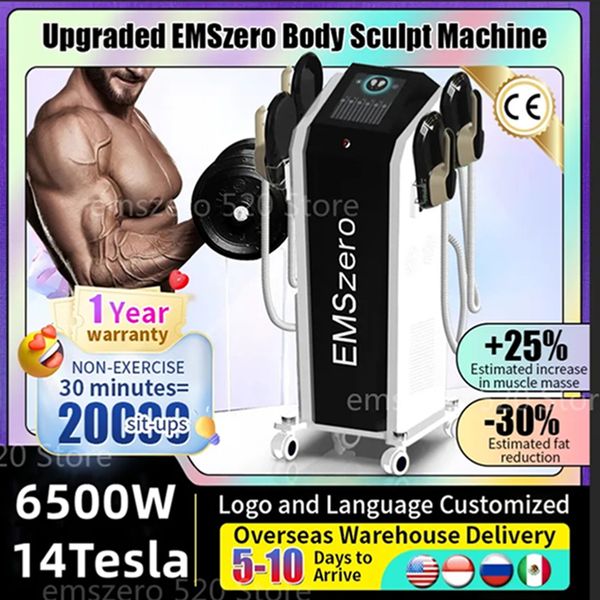 EMSZero 2023 Portable EMS Neo RF EMSzero Machine Avec 4 Poignées Entraînement Musculaire Stimulateur Musculaire EMS RF Corps Minceur Fat Burning Machine Réduction De La Cellulite