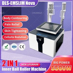 Machine hi-emt Emszero DLS-EMSlim Neo RF Nova 14 Tesla avec option de poignées de stimulation radiofréquence Roller Massage