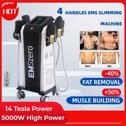 EMSzero EMSLIM HIEMT RF 14 Tesla Enlèvement de graisse personnelle 14 Tesla Modes d'entraînement professionnels Circulation sanguine Exercices musculaires du plancher pelvienMeilleure machine minceur