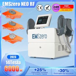 Emszero Hi-EMT EMS RF Machine Body Sculpt 14tesla Neo 2024 pour le stimulateur de l'équipement de massage des muscles salon