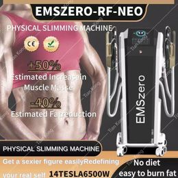 EMSzero Muscle Carving Réduction de graisse NEO Nova RF 14 Tesla Haute puissance 6500W Nouvelles poignées High Emt 5 avec coussin de stimulation pelvienne en option 2024