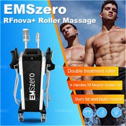 Masaje muscular EMSZERO, reductor de grasa 7 en 1, 14 Tesla, 6500W, EMS, ejercicio para relajar, máquina de descanso, rodillo, certificado CE, 4 mangos