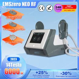 EMSzero-estimulador muscular HI-EMT EMS de alta intensidad, 14 Tesla, 6000W, equipo de Fitness electromagnético para adelgazar, 2024