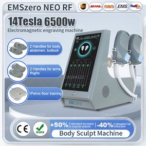 EMSzero Neo 14 Tesla Body Carving Machine 6500W EMS Muscl Stimul Nova Électromagnétique Hi-emt Slmming Salon