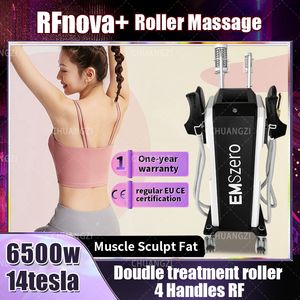 EMSzero New Design 6500W Rollers Equipment 14 Tesla Body Slimming Sale Neo Machine For Gym Beauty Salon 2024