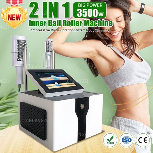 EMSZERO Autre équipement de beauté 3500W EMS Neo RF Muscle Stimulator Body Sculpting Butt Lift Fat Removal Inner Ball Roller Machine