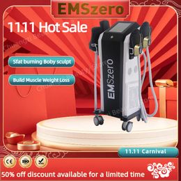 EMSzero RF 14 Tesla 6500W HI-EMT Afslankmachine Spiersculpting EMSZero CE-certificering Optioneel Bekkenkussen