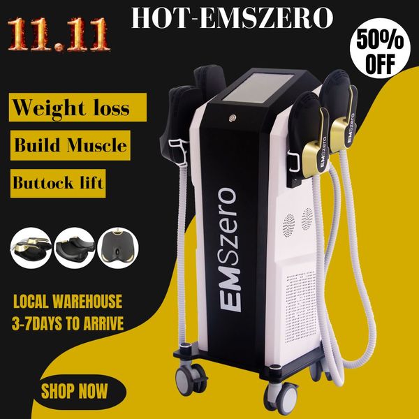 EMSzero RF Machine 5 poignées pour sculpter le corps, construire des muscles, utilisation professionnelle en Salon, formation musculaire, amincissement du corps