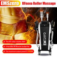 EMSZERO Roller Massage 7-en-1 Fat Reducer 14 Tesla 4 Poignée 2 Rouleau EMS RF Minceur Machine Et Rouleau Certificat CE