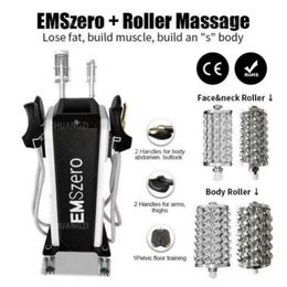 EMSZERO Slim Machine Transformeer je lichaamsbouw 2in1 HIEMT Roller Spieropbouw en RF Vetverbranding gebruik salon 14 Tesla 6500W