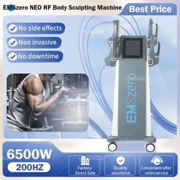 EMSzero Minceur EMS Hiemt Machines réduisant la stimulation électromagnétique Muscle Sculpting Fesses Body Building Professionnel 6500w RF Portable Salon de beauté