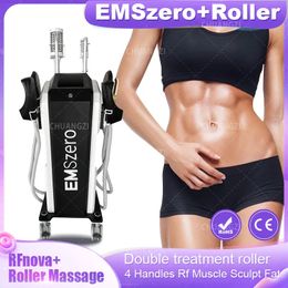 EmsZero kleine arm massage eenvoudige en snelle 6-in-1 vetreducer 14 Tesla 6500W EMS Quick Movement Relaxation Machine Roller CE Certificaat 4 Hendel