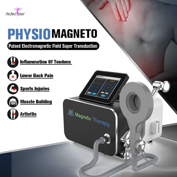 EMTT Máquina Equipo de masaje electromagnético Alivio de dolor Deportes disponibles para uso doméstico con 2 años Garantía 1200W 92T/S