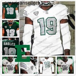 EMU Eastern Michigan #16 Hassan Beydoun 26 Willie Parker 89 Arthur Jackson III 20 Blake Banham Green White 2019 NCAA Jersey 4XL