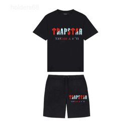En's t-shirts merk Trapstar heren kleding t-shirt tracksuit sets harajuku tops tee grappige hiphop kleur t shirt strand casual shorts se se