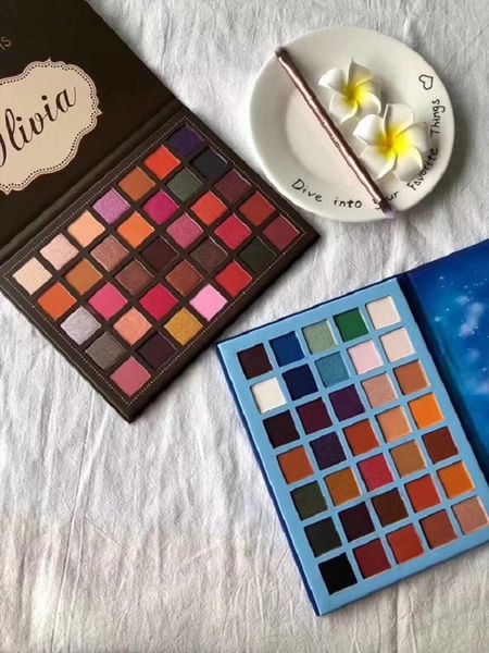 Palette de maquillage pour les yeux de marque célèbre Star 35 couleurs Palettes de fard à paupières Palette de poudre pressée à pigments mats