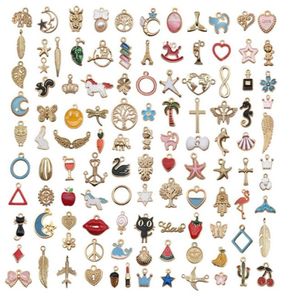 Émail en émail mélange petits pendentifs charms animaux fruits fruits bricolage collier bracelet mignon boucle d'oreille pour femmes bijoux trouvant cadeau 51929502