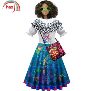 Encanto Cosplay Mirabel Madrigal Kostuum Meisje Jurk Meisjes Fancy Jurken voor Halloween Prinses Jurk Kerst Kleding 240109