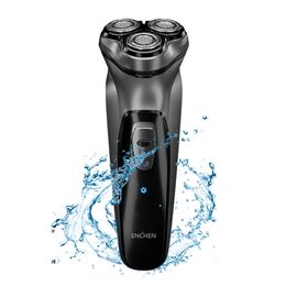 Enchen 3D rasoir électrique hommes lavable type-c USB Rechargeable tondeuse à barbe Portable rasoir électrique P0817