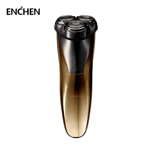 ENCHEN Rasoir électrique Machine à raser 3D Triple lame rasoir flottant lavable USB tondeuse à barbe rechargeable IPX7 étanche P0817