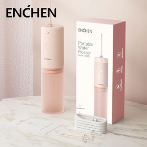 ENCHEN Mint3 rose électrique eau Flosser irrigateur oral type-c Portable dentaire nettoyeur de dents avec 3 Modes IPX7 étanche 240307