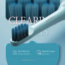 Enchen Mint5 elektrische sonische tandenborstel Type C Port volwassen paar set hele lichaam wasbaar wasbaar IPX7 waterdichte drie reinigingsmodi