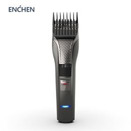 Enchen Sharp3 Hairdresser Elektrische haar Clipper Barber Professionele oplaadbare draadloze trimmer voor volwassen kinderen Origineel 220712